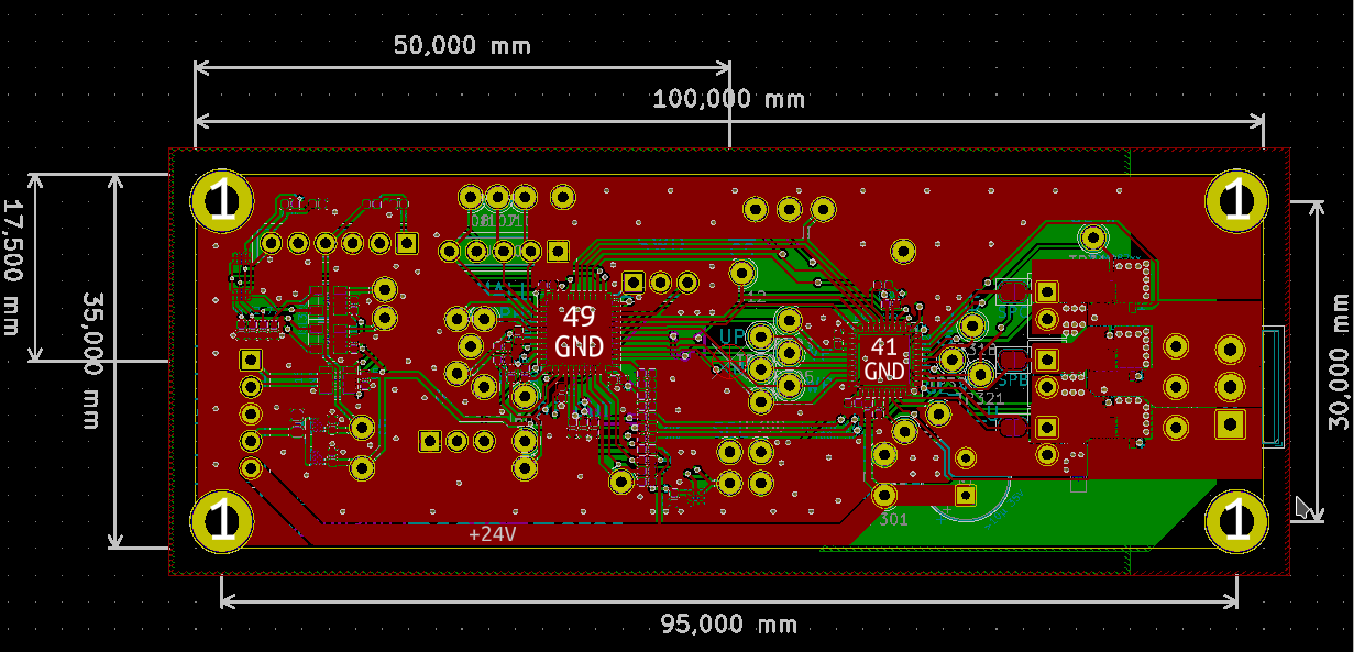 Macro-Motor Testplatine