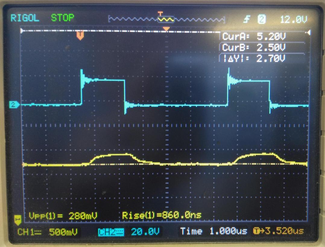 Shuntverstärker Messung: LT1999, Gain 20, Low-Side, 160kHz, 0µH