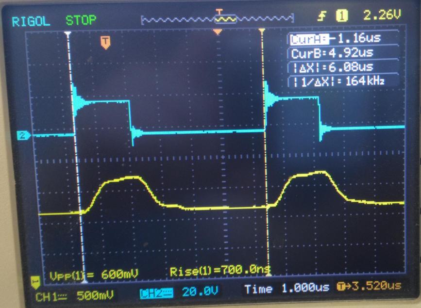 Shuntverstärker Messung: LT1999, Gain 50, Low-Side, 160kHz, 0µH